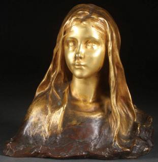 Appraisal: FRANCOIS RAOUL LARCHE GILT BRONZE FRANCOIS RAOUL LARCHE French -