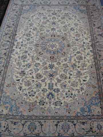 Appraisal: Bidjar Persian Handmade Rug elaborate flowering vine on ivory with