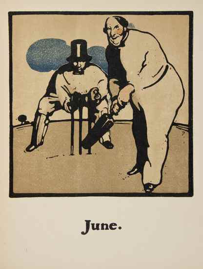 Appraisal: Nicholson William An Almanac of Twelve Sports Words by Rudyard