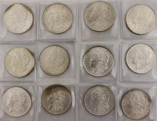 Appraisal: BU MORGAN SILVER DOLLARS TO INCLUDE SEVERALCOINS THAT SHOULD GRADE