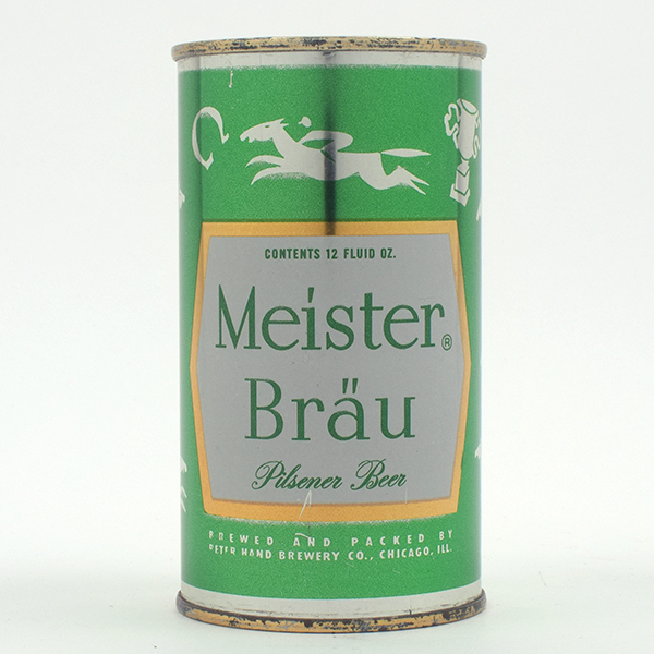 Appraisal: Meister Brau Set Can Flat Top EQUESTRIAN - Reference USBC