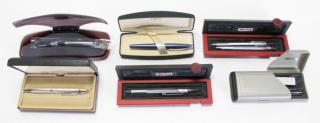 Appraisal: Description Group of Pens with boxes seven total including Rotring