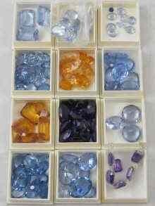 Appraisal: A mixed lot of various unmounted paste stones