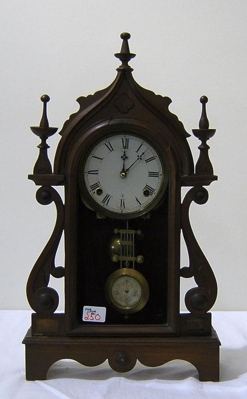 Appraisal: Seth Thomas Victorian mahogany mantle clock h