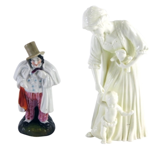 Appraisal: A Royal Worcester Compton and Woodhouse figure First Steps printed