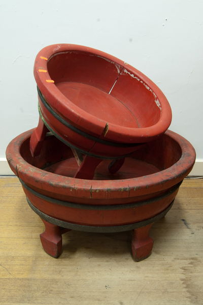 Appraisal: ORIENTAL TIMBER TUBS