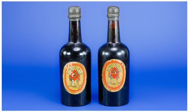 Appraisal: Two Unopened Bottles Of Kings Ale Dated February nd Brewed