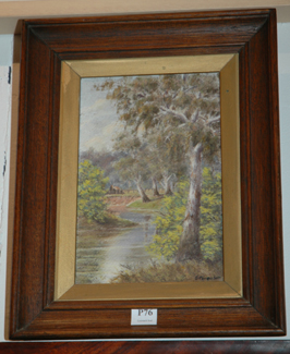 Appraisal: S FERGUSON AUSTRALIAN LANDSCAPE OIL ON BOARD