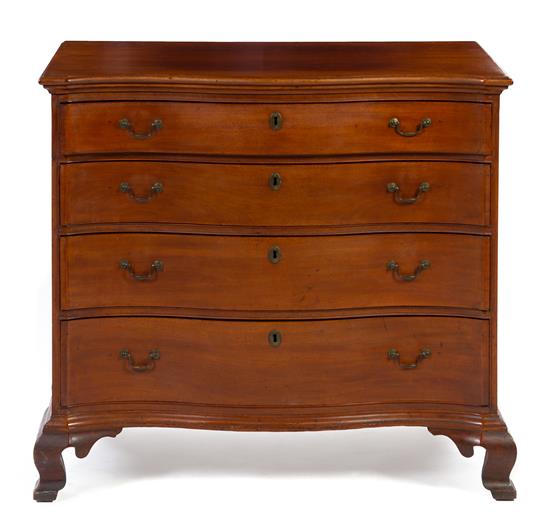 Appraisal: Sale Lot An American Cherry Chest of Drawers th century