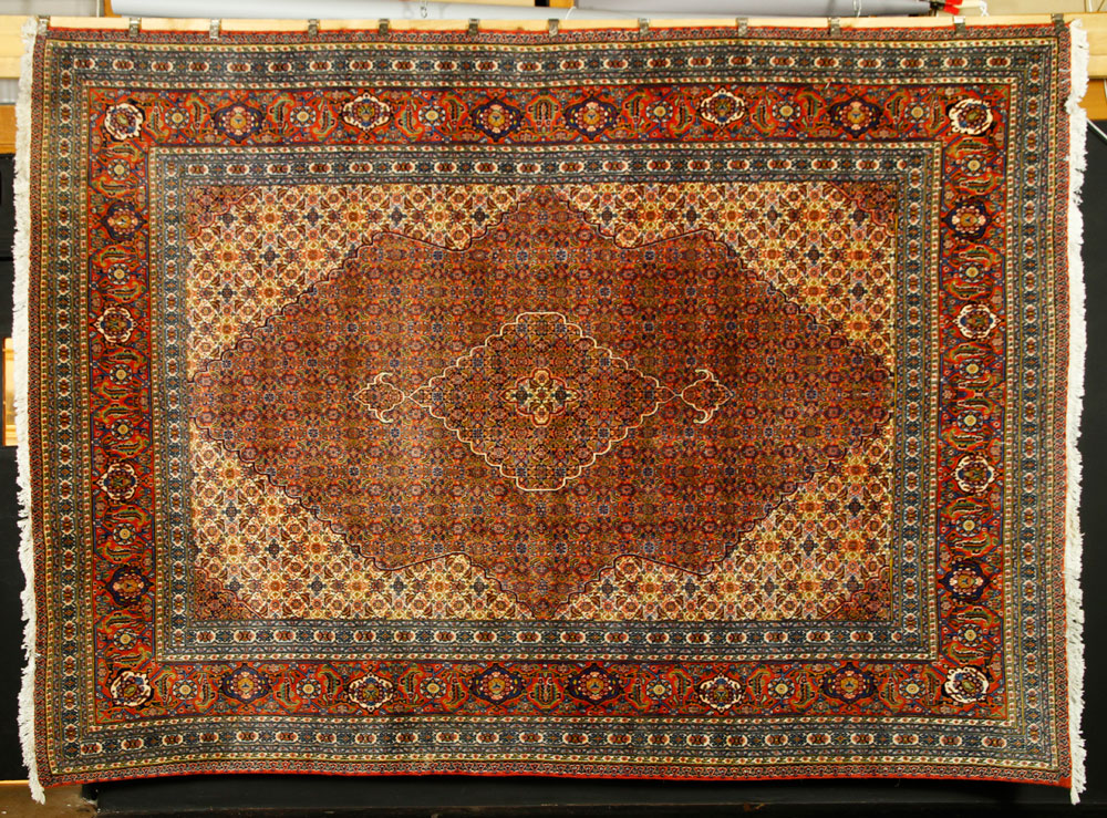 Appraisal: - th C Persian Rug th century Persian rug with