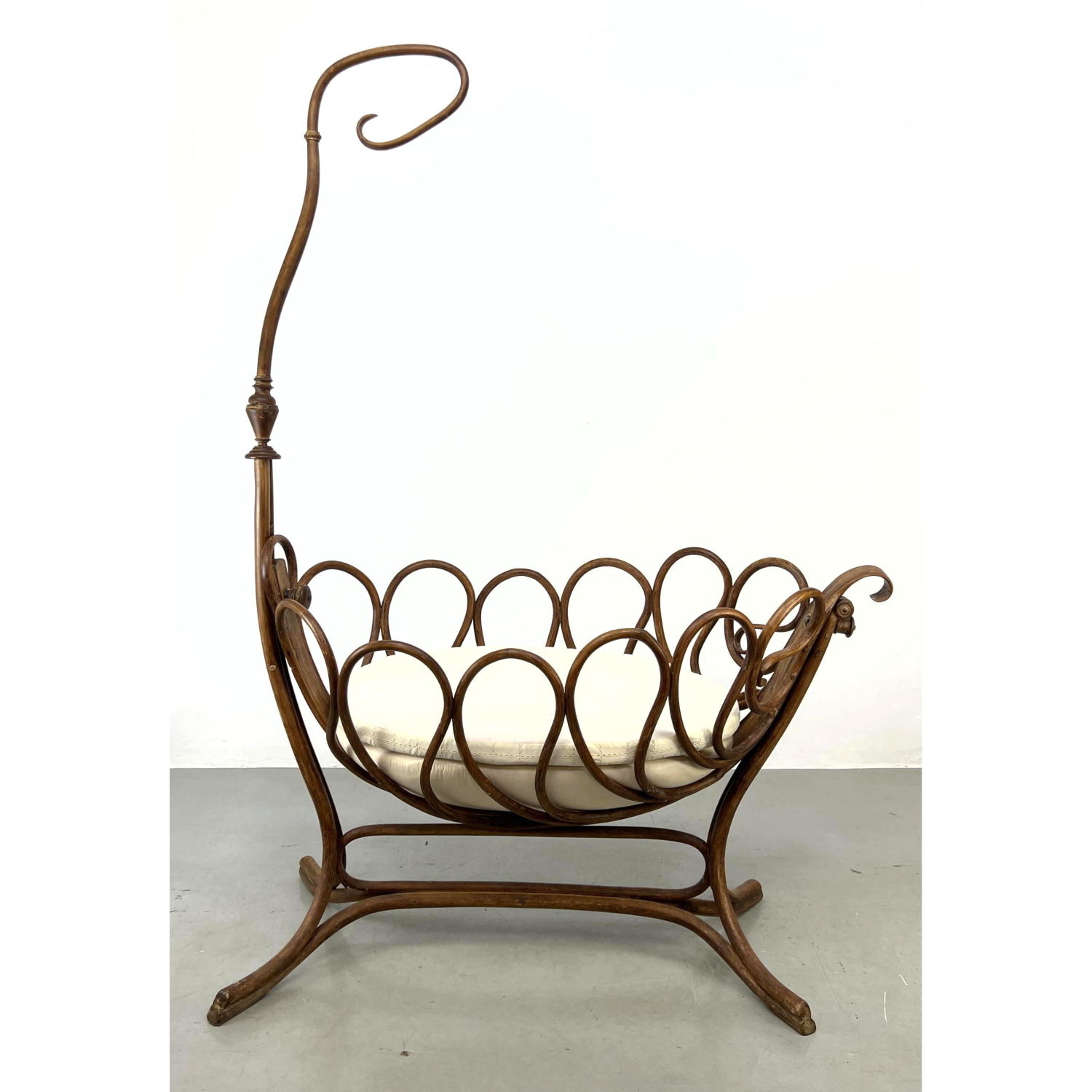 Appraisal: Rare Michael Thonet cradle model Dimensions H inches W inches