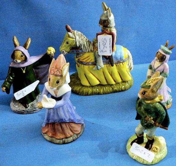 Appraisal: Royal Doulton Bunnykins figures Sir Lancelot DB Robin Hood DB