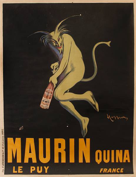 Appraisal: Leonetto Cappiello Italian - Maurin Quina C Lithograph in colors