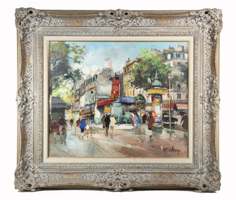 Appraisal: FERNAND CLAVER FRANCE - CIRCA Paris France Place Blanche Le