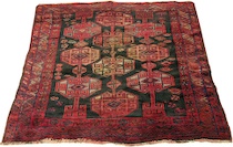 Appraisal: A Caucasian Ersari An antique Caucasian Ersari carpet with dark