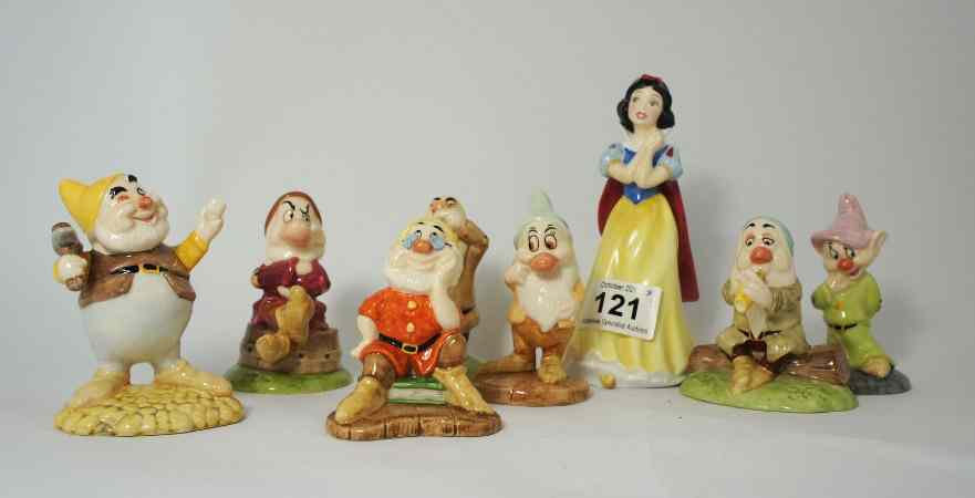 Appraisal: Royal Doulton Snow White and The Seven Dwarves Set Boxed