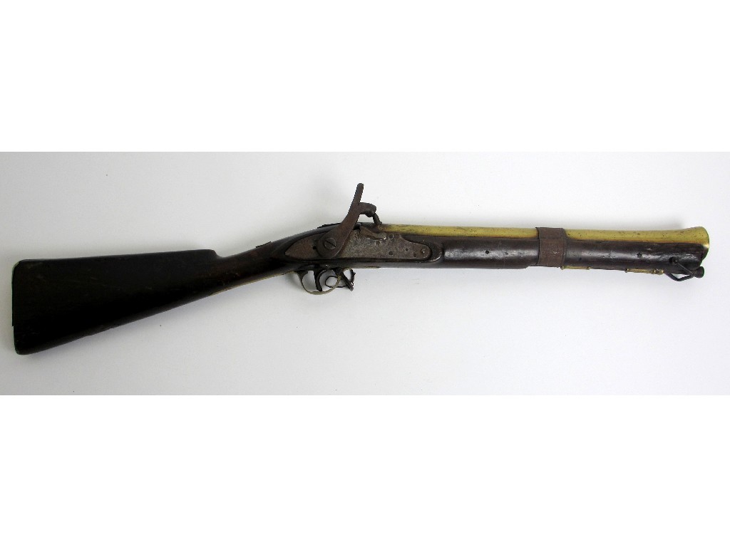 Appraisal: An antique Blunderbuss the barrel steel bound with steel lock