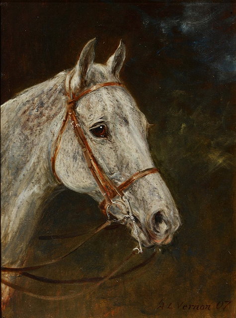 Appraisal: ARTHUR LANGLEY VERNON act - Study of a horse's head