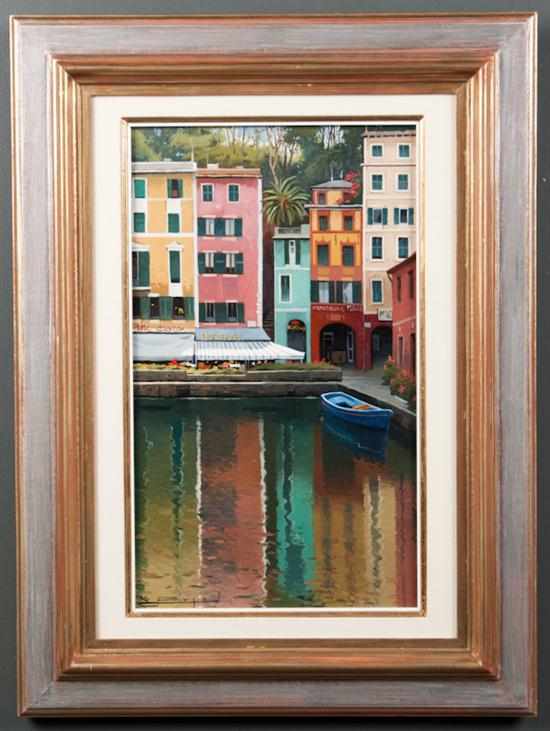 Appraisal: Ramon Pujol Boira Spanish - ''Rincon Sta Marguerita Portofino'' oil