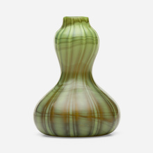 Appraisal: Tiffany Studios attribution Vase USA c hand-blown glass h dia