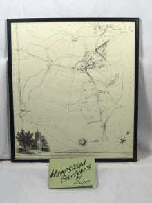 Appraisal: Hampstead Interest An early map of Hampstead titled Hampstead measurements