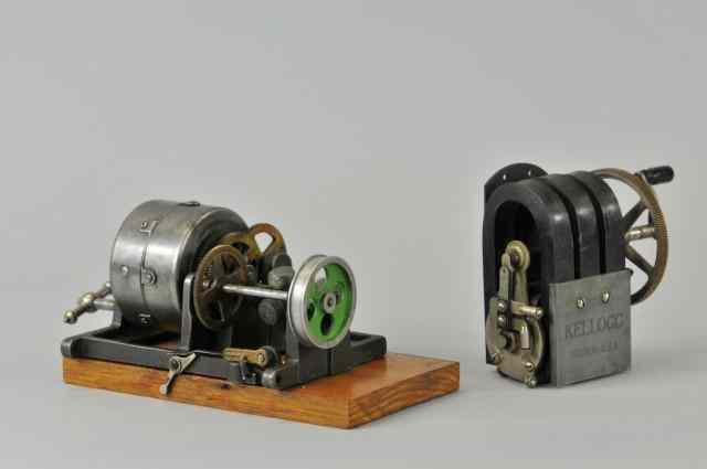 Appraisal: MUSIC BOX AND TELEPHONE MOTOR Key wind motors may have