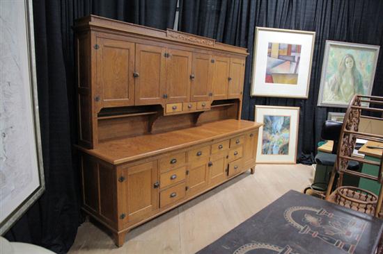 Appraisal: DRY GOODS CABINET FROM THE AJ MILLER MANSION American early