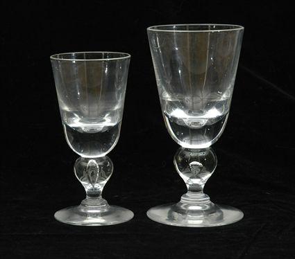 Appraisal: Twenty-Four Steuben Water Goblets and Wine Glasses Signed to in