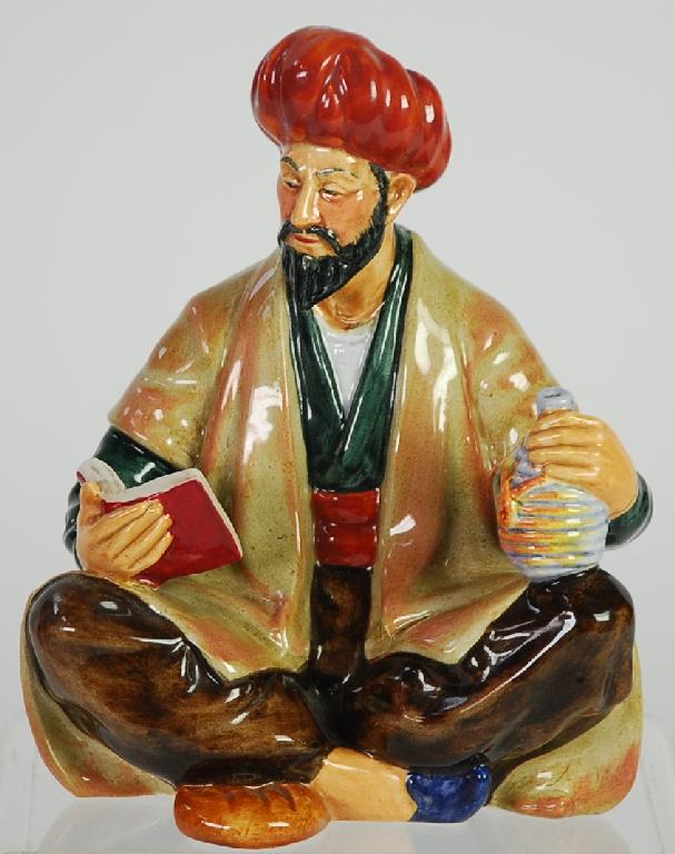 Appraisal: ROYAL DOULTON CHINA FIGURE 'Omar Khayaam' HN cm high