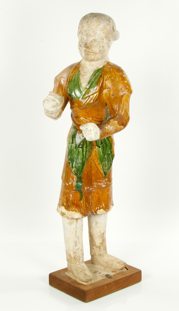 Appraisal: - Chinese Tang Dynasty Tomb Figure Chinese tomb figure Tang