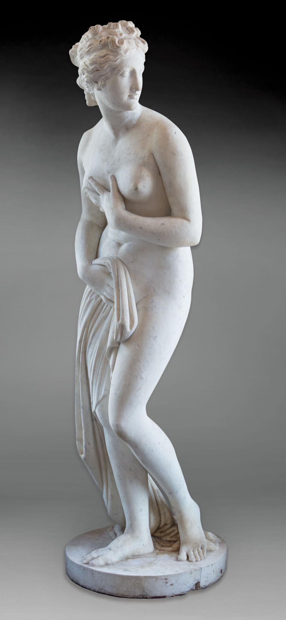 Appraisal: After Antonio Canova Italian - Venus marble unsigned h in