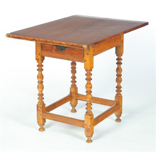 Appraisal: COUNTRY QUEEN ANNE TAVERN TABLE American th century maple base