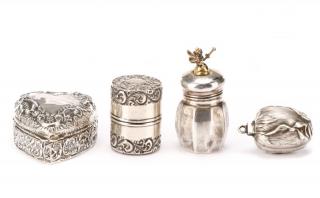 Appraisal: Group of Sterling Silver Novelty Pieces Unger Brothers American New