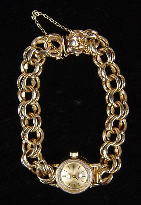 Appraisal: Ladies K Yellow Gold Omega Watch Automatic with K yellow