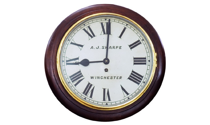 Appraisal: Early th Century Mahogany Wall Clock By A J Sharpe