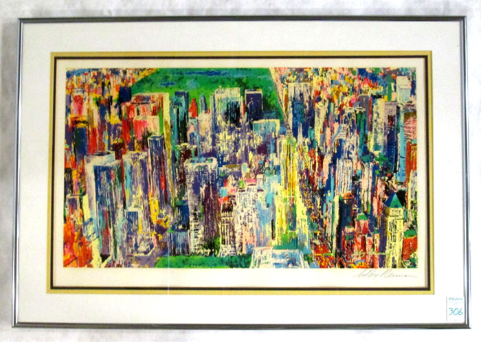 Appraisal: LEROY NEIMAN SERIGRAPH New York Illinois - View of New