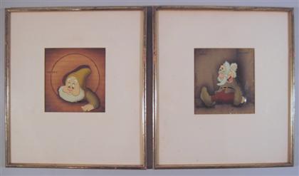 Appraisal: pieces Disney Studios - Original Animation Cels Snow White and