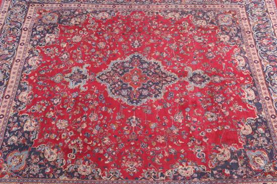 Appraisal: Mashad Rug ft in x ft in