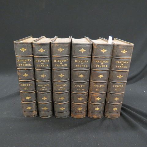 Appraisal: Volume Book Set History of France by M Guizot with