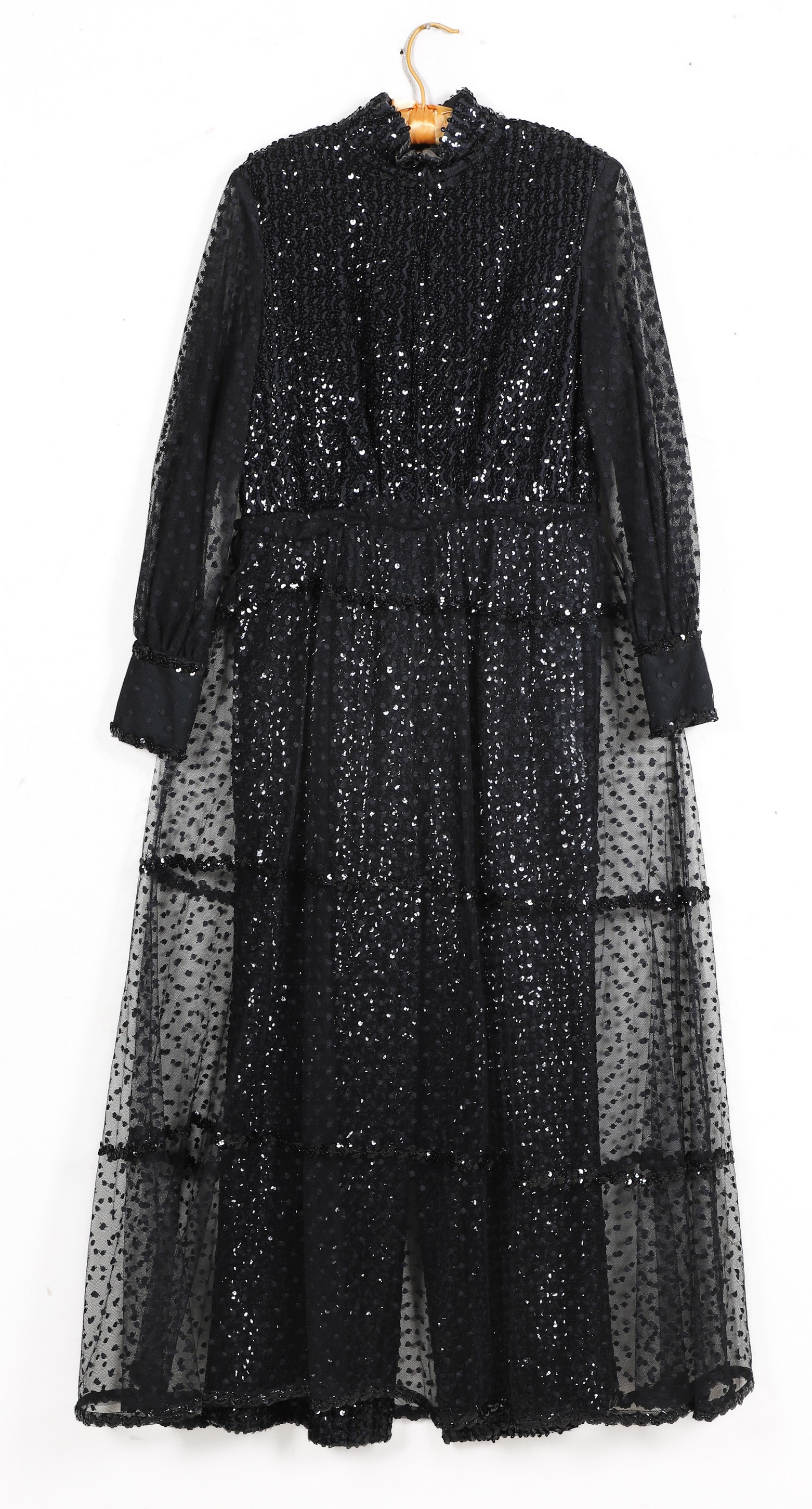 Appraisal: Oscar de la Renta Boutique sequin jumpsuit black sequin jumpsuit