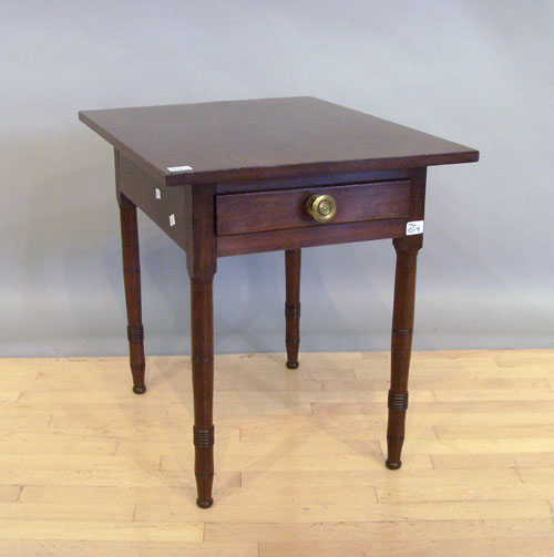 Appraisal: Pennsylvania walnut tavern table early th c h w l