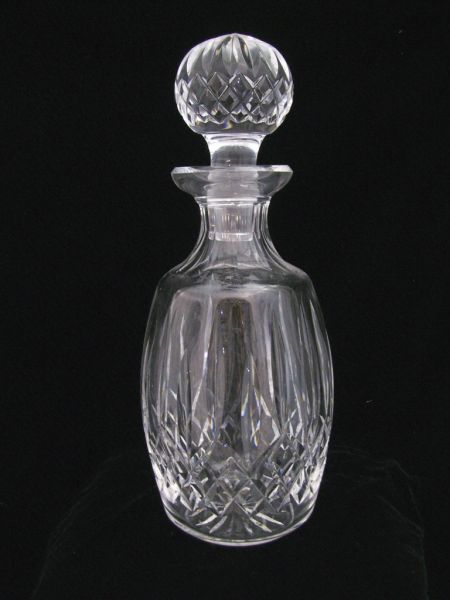 Appraisal: Waterford Crystal Lismore Spirit Decanter Acid etched signed Waterford Measures