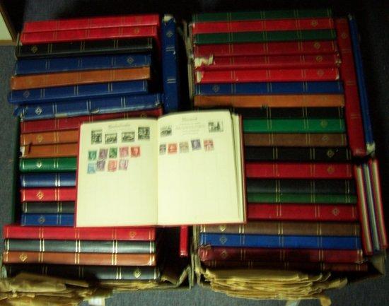 Appraisal: An accumulation of stamps mainly in stock books