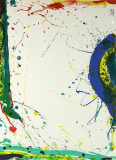 Appraisal: Print by Sam Francis Sam Francis American - Untitled from