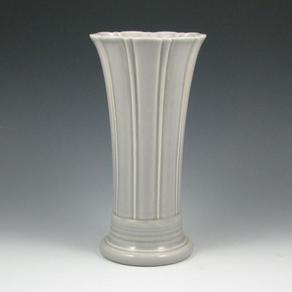 Appraisal: Four Fiesta medium vases in Pearl Gray discontinued color made