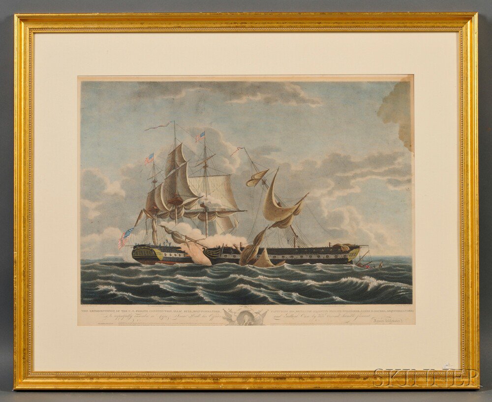 Appraisal: After Thomas Birch American - The U S Frigate Constitution