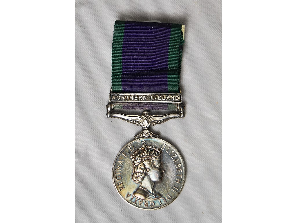 Appraisal: Campaign Service Medal QEII to CRN G M Brown REME