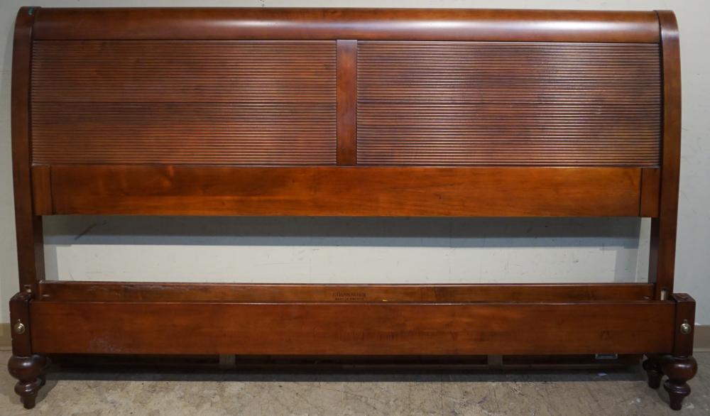 Appraisal: ETHAN ALLEN BRITISH CLASSICS MAHOGANY KING-SIZED SLEIGH BED L IN