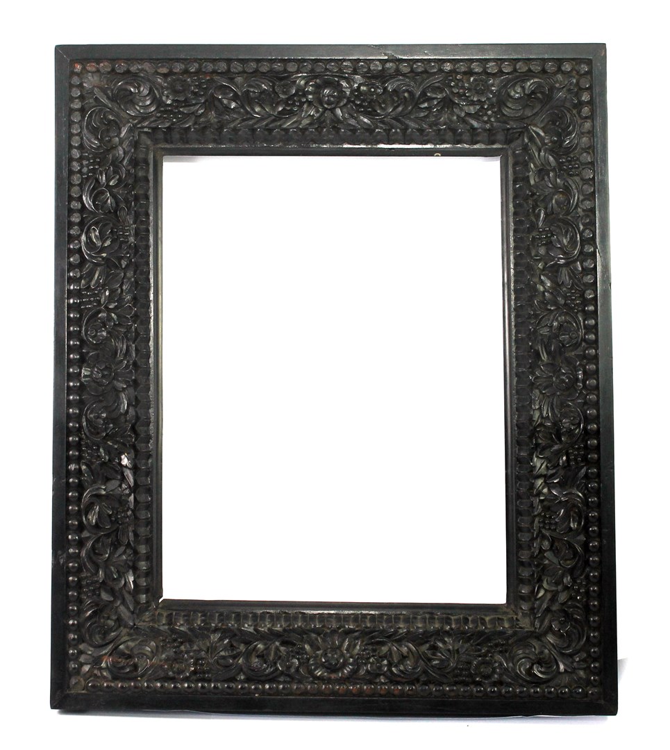 Appraisal: A th century Anglo Indian coromandel picture frame with profusely