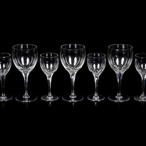 Appraisal: A Collection of Lalique Tuileries Stemware Second Half th Century